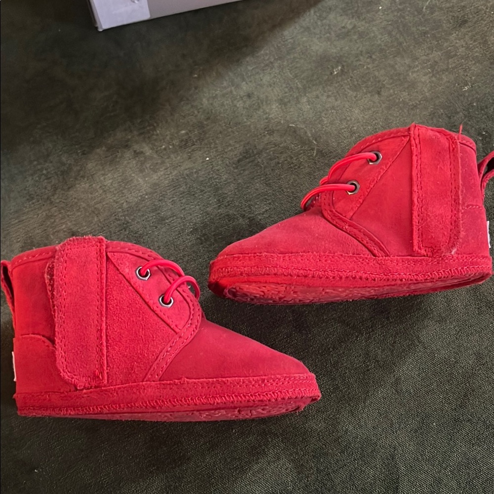 Infant Ugg Red Neumel Booties